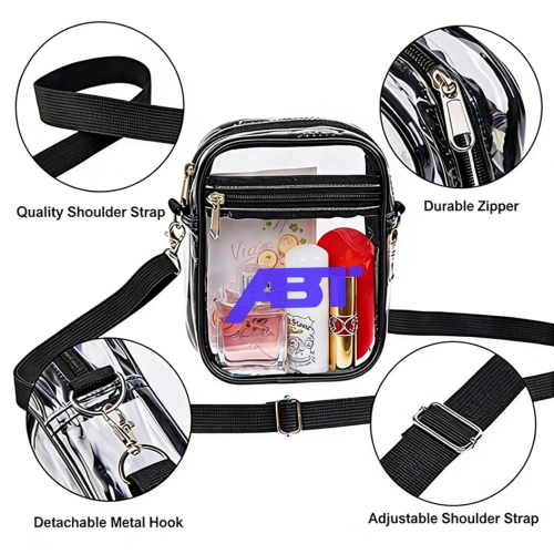 Clear Stadium Crossbody Bag